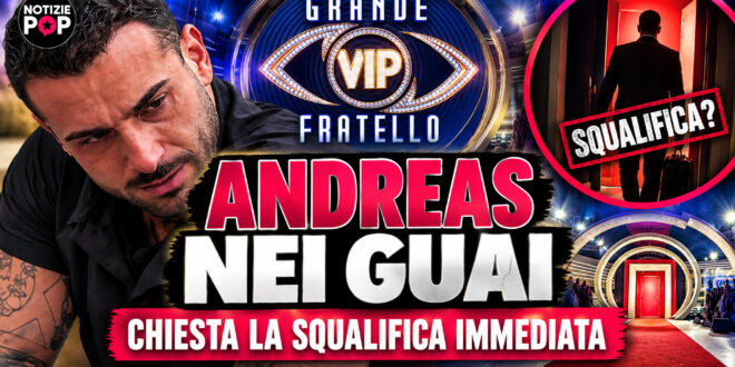 Andreas Muller fuori dal Grande Fratello Vip