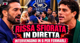 Grande Fratello Vip 2026, furiosa lite in diretta tra Alex Belli e Alessandro Roncaccia