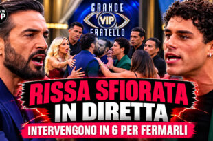 Grande Fratello Vip 2026, furiosa lite in diretta tra Alex Belli e Alessandro Roncaccia
