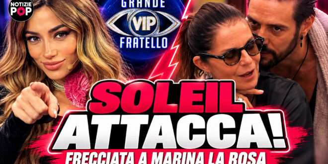 Grande Fratello Vip, Soleil Sorge attacca Alex Belli e Marina La Rosa