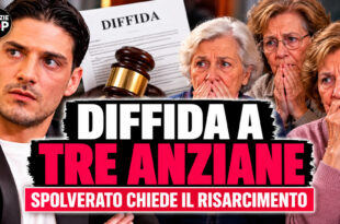 Lorenzo Spolverato, richiesta di 2.500 euro: coinvolte tre donne anziane