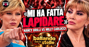 Nancy Brilli contro Milly Carlucci